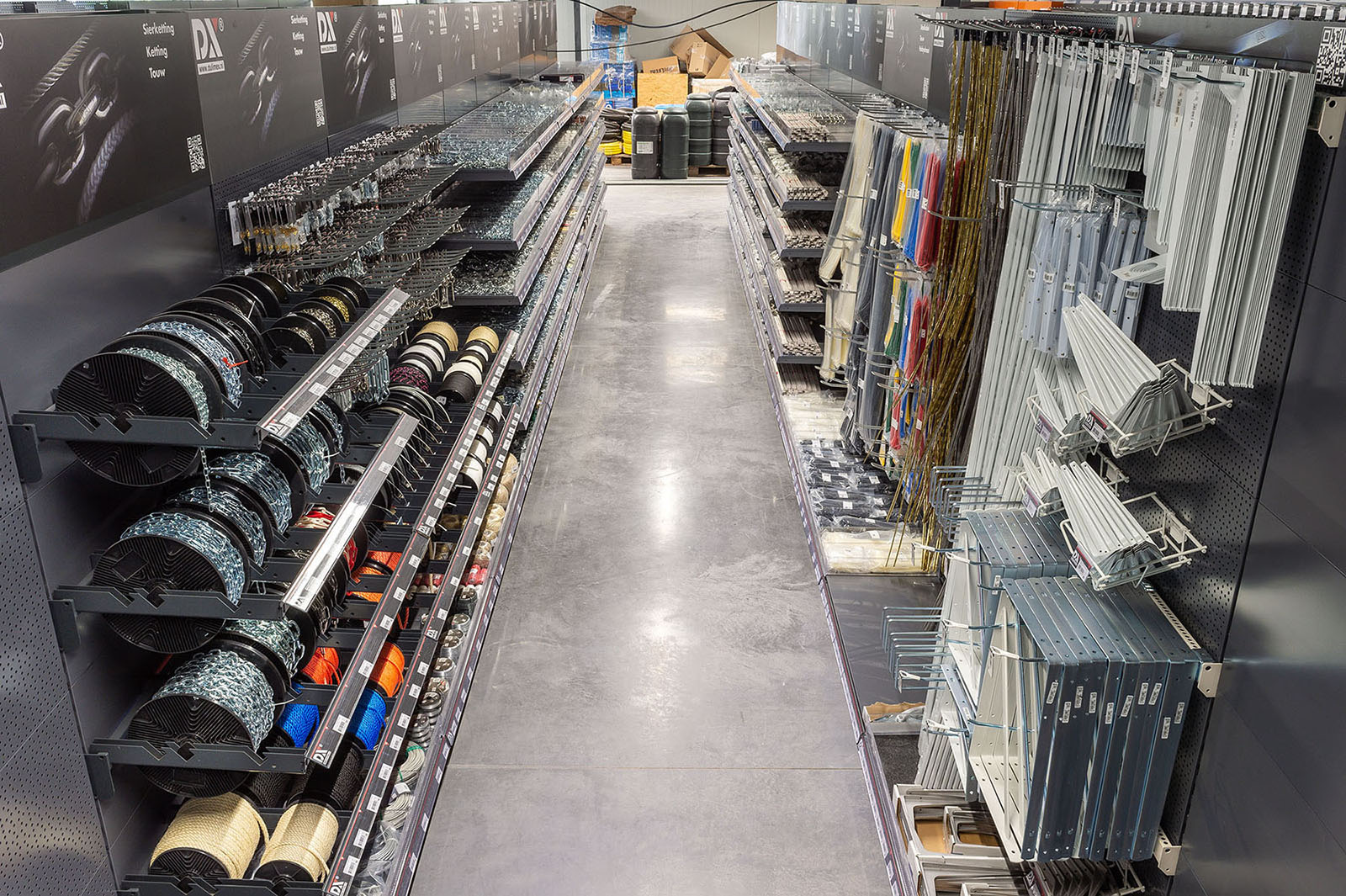 DX winkelstraat bij Techall